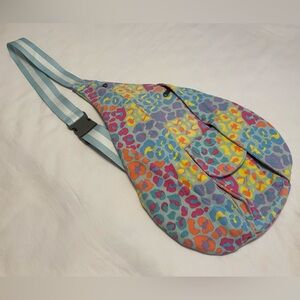 NEW Marleylilly Colorful Cheetah Print Sling Pack Women’s Bag NOT Monogrammed